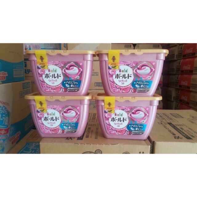 Viên giặt xả mẫu mới CB