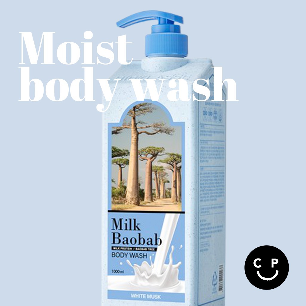 Sữa tắm nước hoa MILK BAOBAB mùi xạ hương dưỡng trắng da 500ml