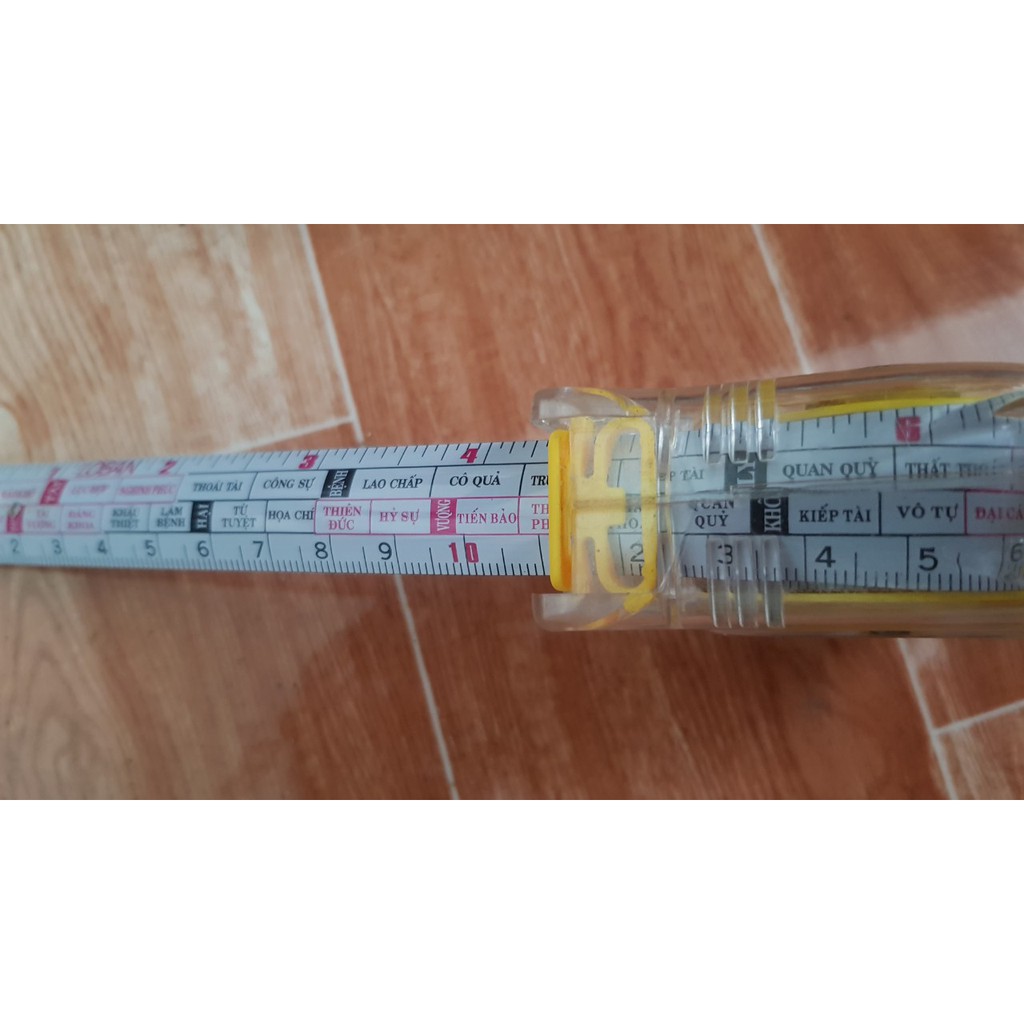 Thước Kéo Lỗ Ban 5M Lá Thép Vỏ Trong Suốt l AVy Shop