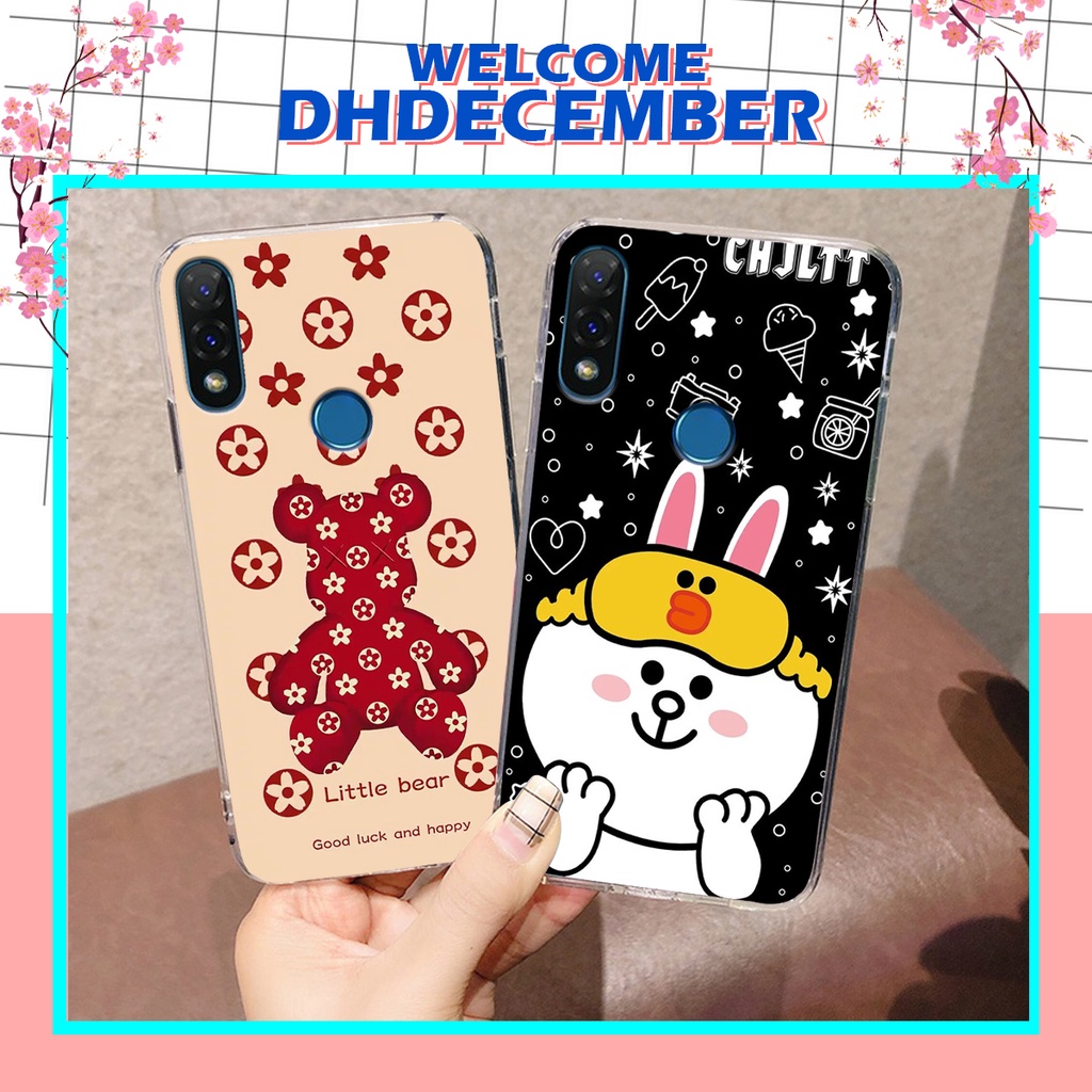 Ốp lưng Vsmart JOY 2 PLUS in hình gấu K@ws, gấu nâu, dor@emon RẺ- ĐẸP- BỀN