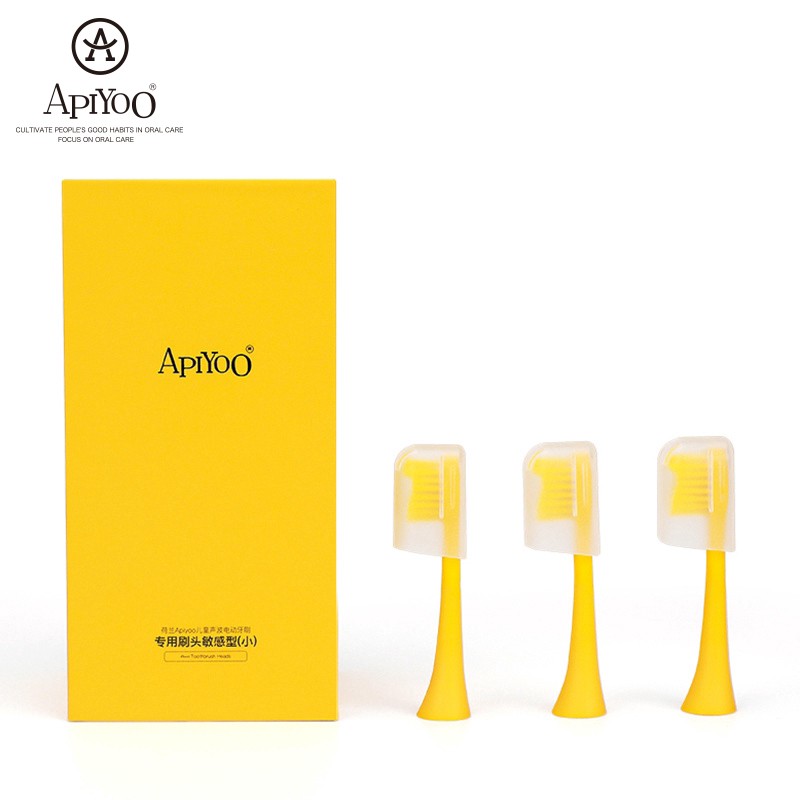 Bộ 3 đầu bàn chải APIYOO sử dụng thay thế cho bàn chải đánh răng điện chủ đề Pikachu