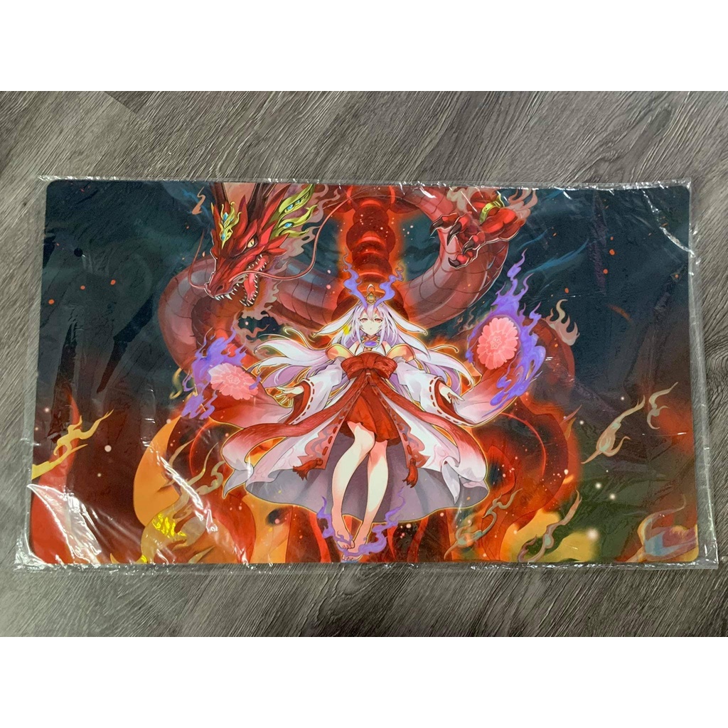 Bàn Đấu Bài Playmat dùng để chơi card game Kurikara, Avatar of the Immovable (Có foil)
