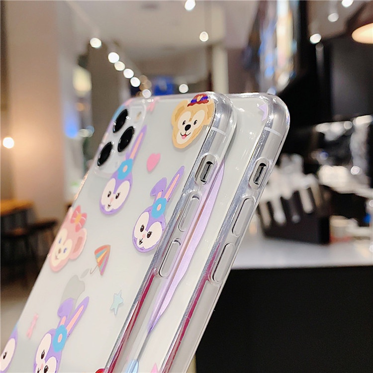 Ốp điện thoại hình thỏ cho iPhone 6/6plus/6s/6splus/7/7plus/8/8plus/x/xs/xr/xsmax/11/12/13/pro/max/plus/promax | BigBuy360 - bigbuy360.vn