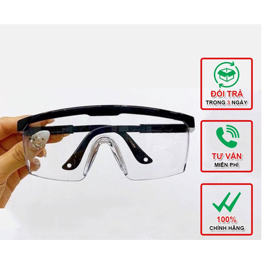 Kính bảo hộ lao động bảo vệ mắt, Kính đi đường, chống bụi, sinh vật lạ - Kính Vuông bảo hộ đi đường (Mã: ĐKT 805)