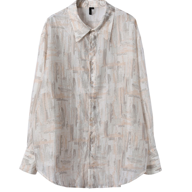 Áo Sơ Mi Tay Dài Thời Trang Dành Cho Nữ Trong Suốt