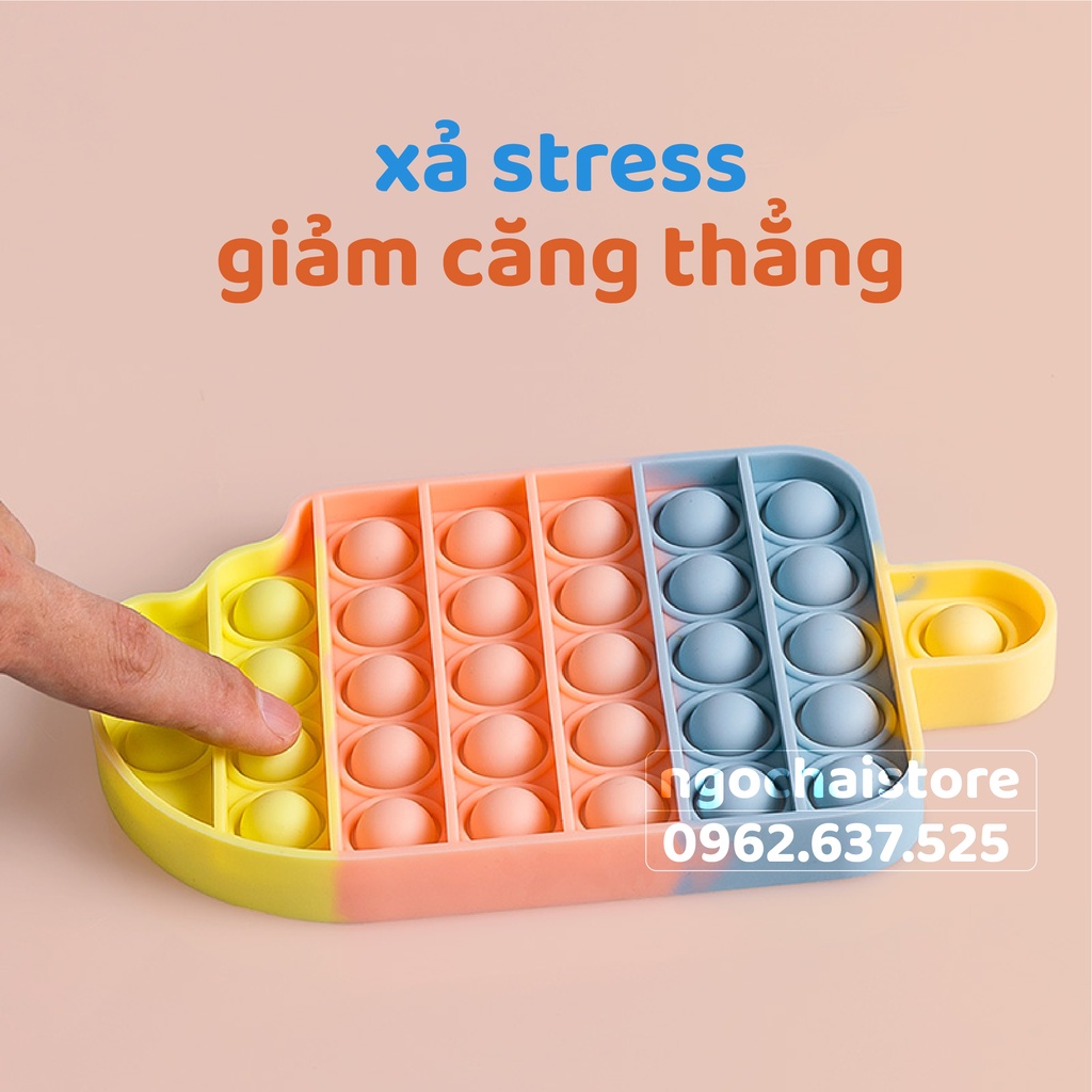 Đồ chơi giải trí thông minh, Pop It 2021, giảm căng thẳng hiệu quả cho người lớn, trẻ em