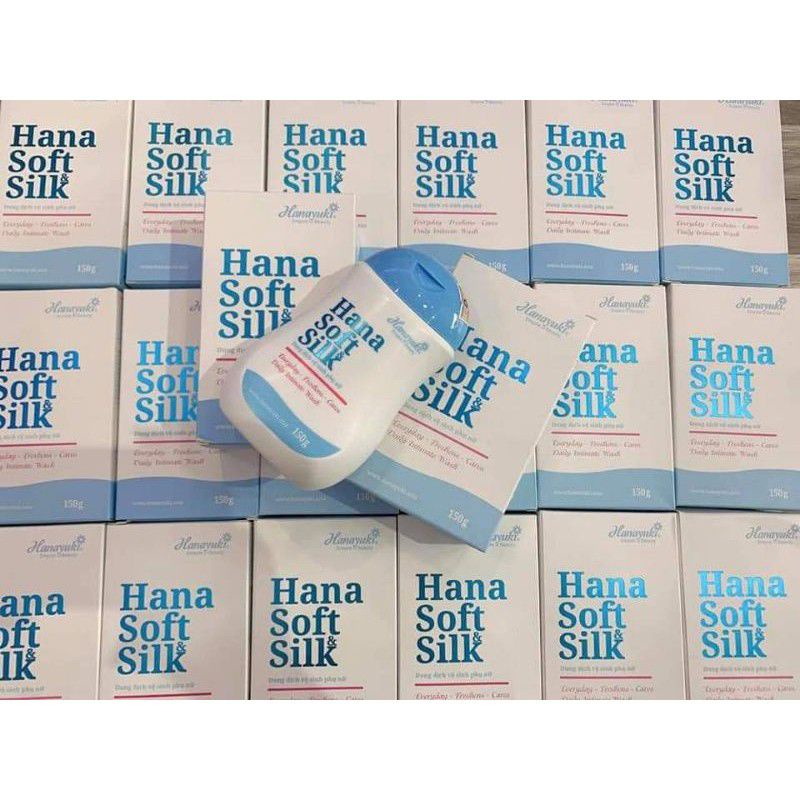 Dung dịch vệ sinh phụ nữ Hana soft silk Hanayuki ( chính hãng 100%)