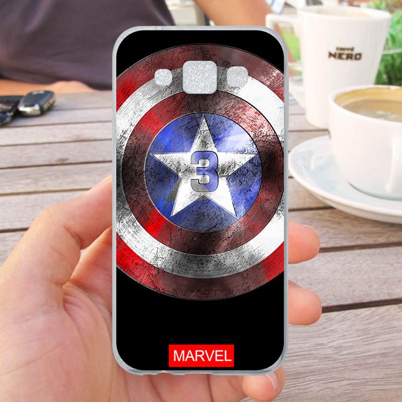 Ốp điện thoại họa tiết Avengers #4 bằng Silicone dành cho Samsung Galaxy E5