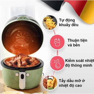 NỒI CHIÊN KHÔNG DẦU 8L NINESHIELD KB-6001M CƠ VÀ KB-6001 ĐIỆN TỬ