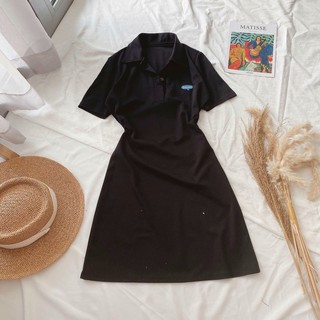 ĐẦM ĐEN CỔ POLO