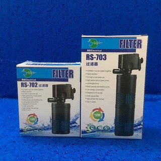 Máy Lọc Nước Bể Cá Đứng RS-702, RS-703 Lọc Chìm Gắn Thành Bể Nhỏ Gọn Tiện Lợi