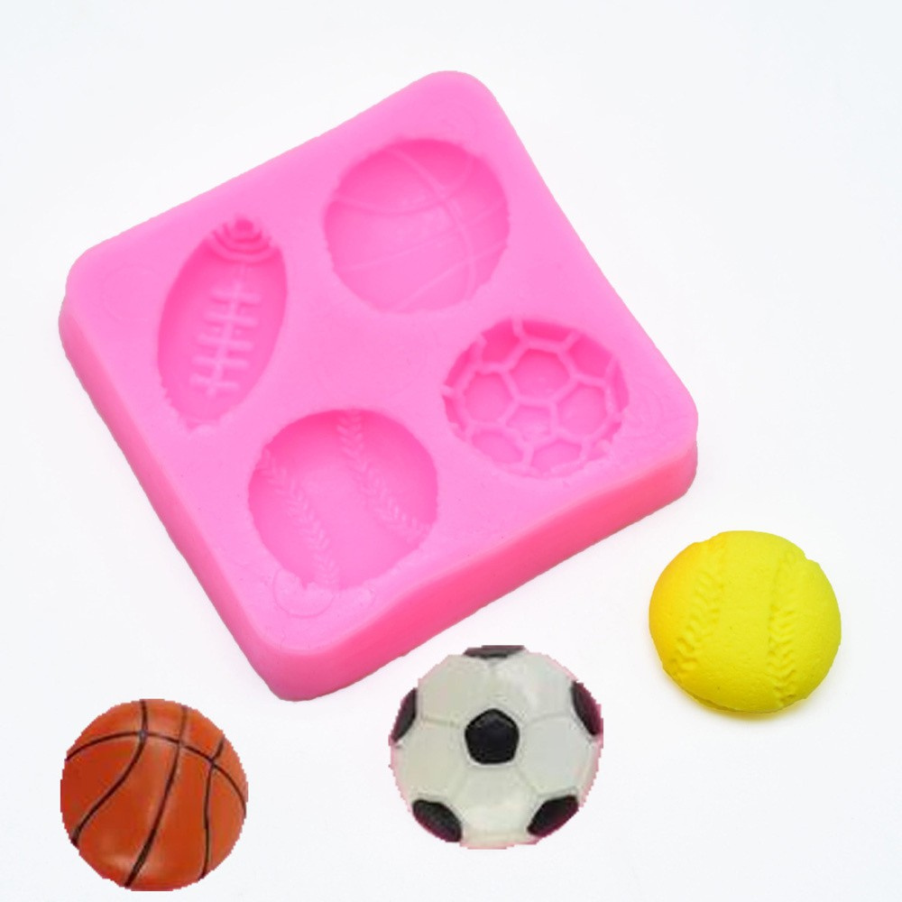 Khuôn Silicon Làm Bánh Đa Năng Tạo Hình Quả Bóng Sáng Tạo