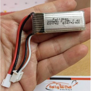 Pin lipo điện áp 7.4v dung lượng 300mah dành cho máy bay sky-king wltoys f959