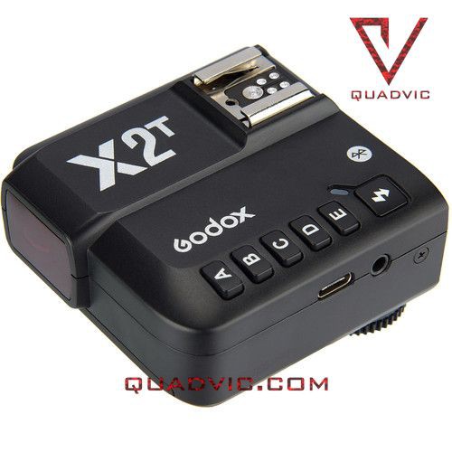 Trigger Godox X2T tích hợp TTL, HSS 1/8000s cho Canon/ Nikon/ Sony N00442 QUADVIC.COM