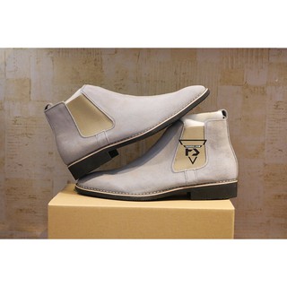 Chelsea boot nam da lộn cổ lửng