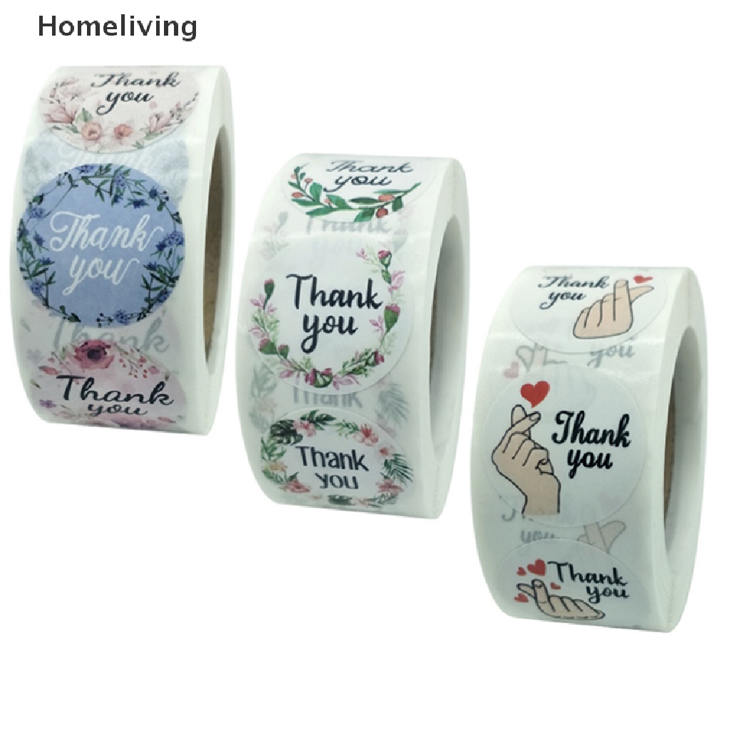 Nhãn Dán Trang Trí Quà Tặng Sinh Nhật / Tiệc Cưới In Chữ Thank You