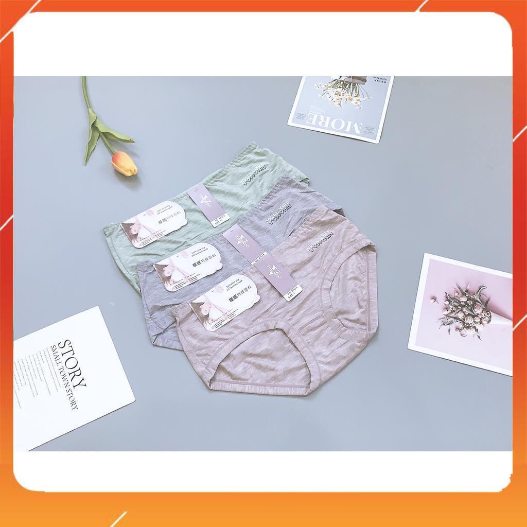 Quần lót nữ cotton thô cao cấp kháng khuẩn thấm hút mồ hôi siêu mát tag Voronin Q2203