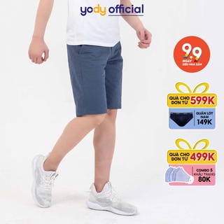 Quần Short Nam YODY chất Kaki co giãn trẻ trung phong cách QSM3023