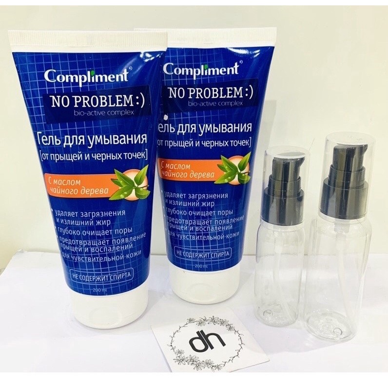 Sữa rửa mặt Compliment giảm mụn ngừa mụn sạch sâu chăm sóc da mặt căng bóng cho da mụn nhạy cảm da dầu