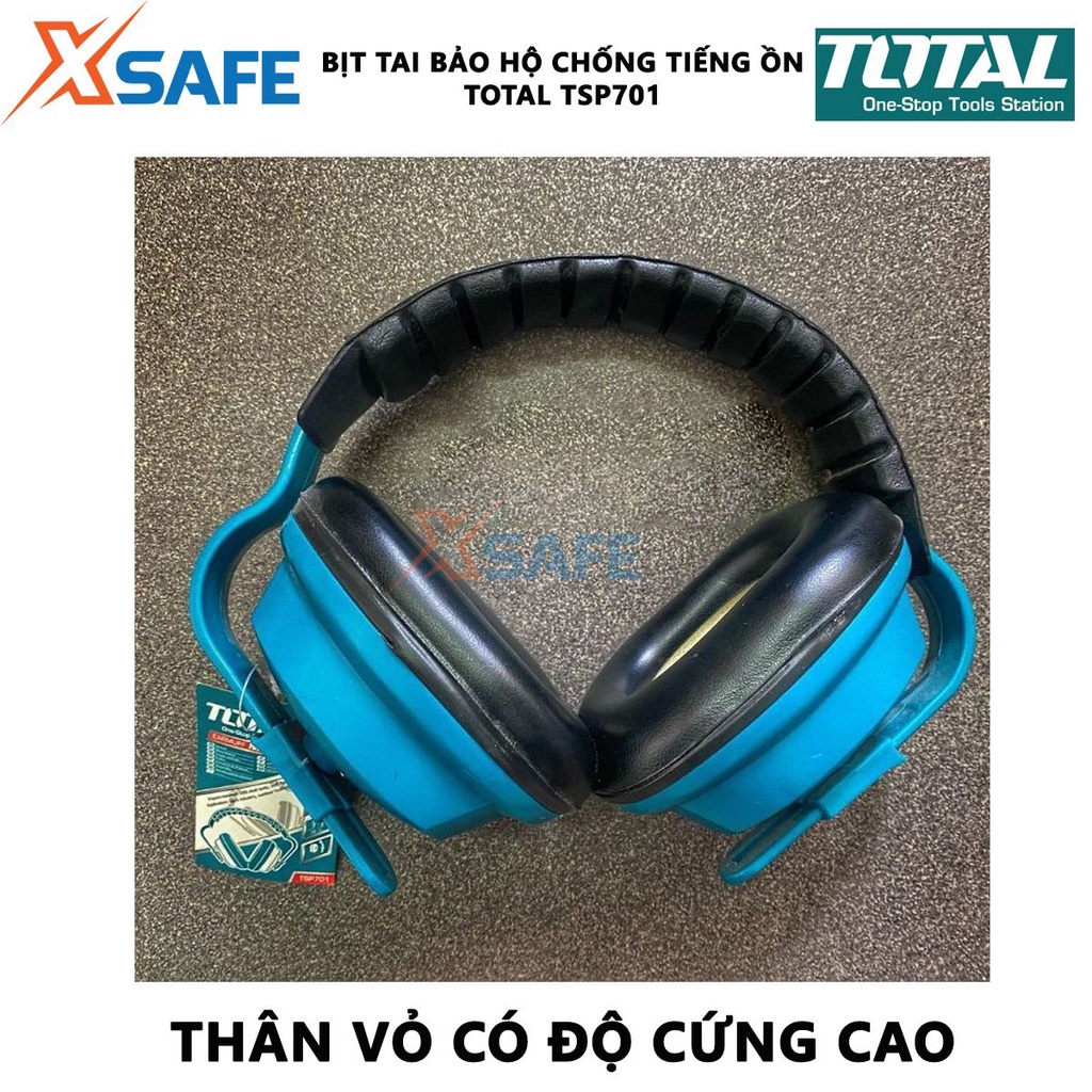 Bịt tai bảo hộ chống tiếng ồn TOTAL TSP701 | tai nghe chống ồn miếng bọt xốp mềm, NRR: 24dB bảo vệ khứu giác (đôi tai)