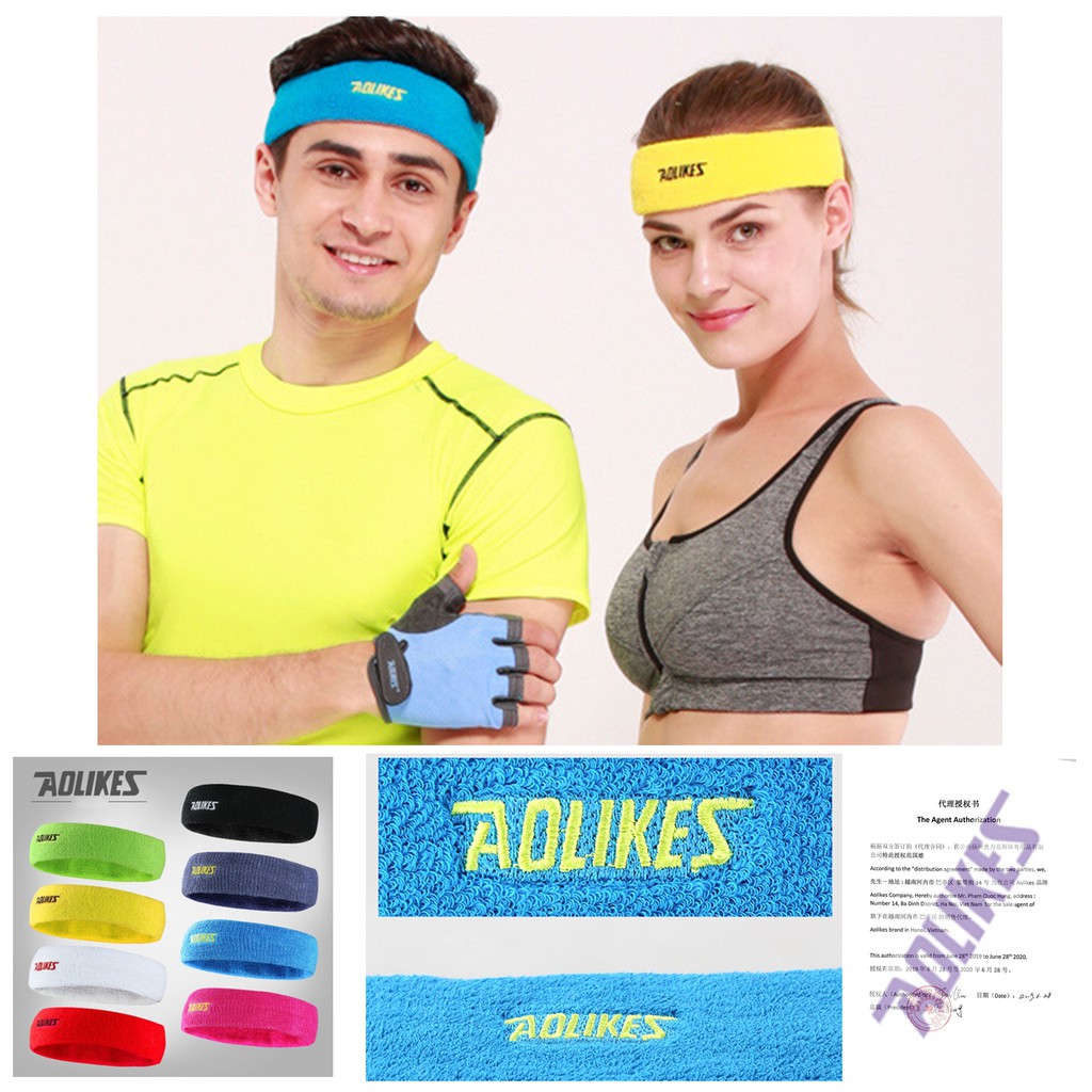 Đổ buôn - AOLIKES TD 2108 (1 chiếc) ĐAI BĂNG TRÁN THẤM MỒ HÔI CO DÃN hàng chính hãng