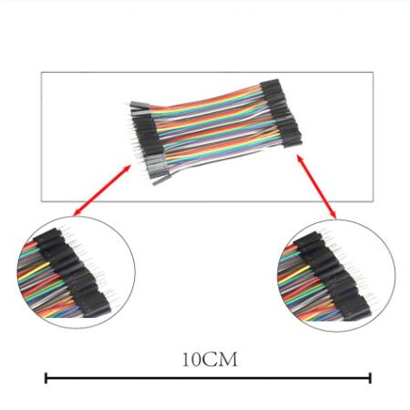 Dây Cáp Dupont Line 10cm 15cm 20cm 30cm 40cm 50cm Dành Cho Arduino F-M Wire