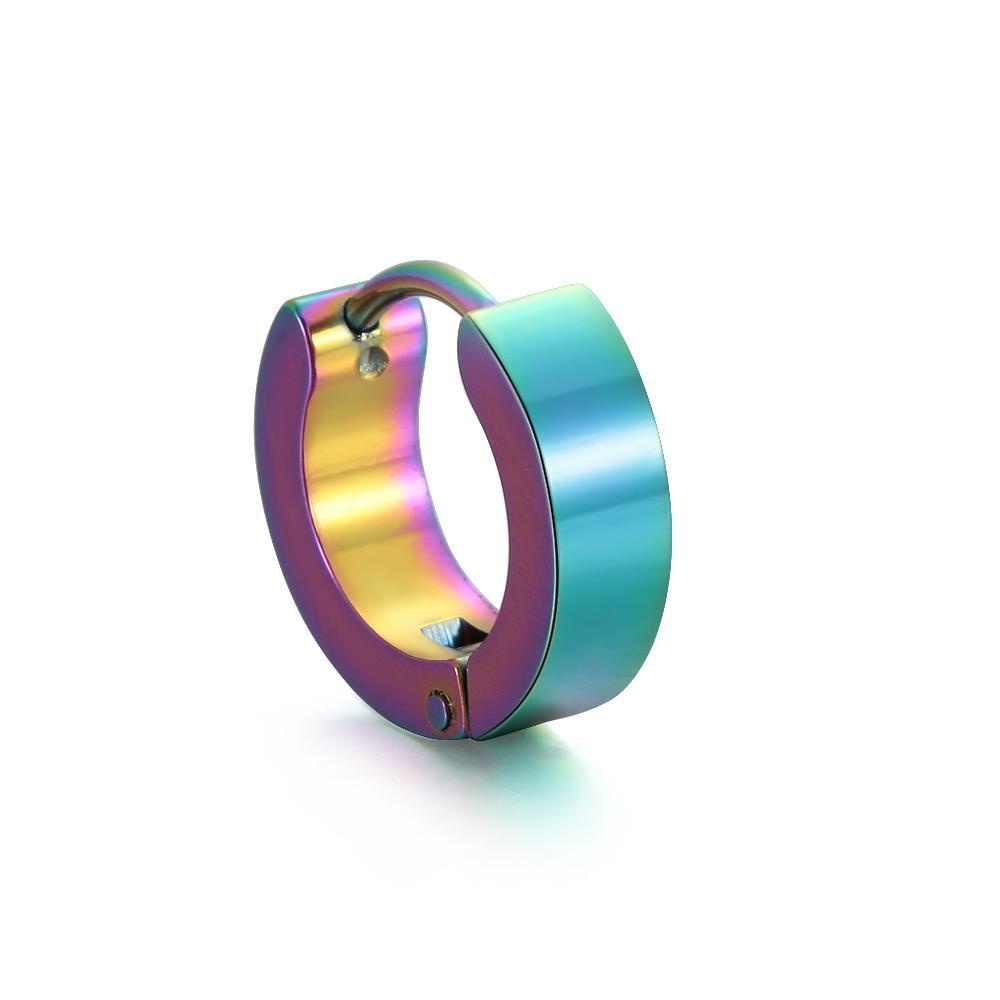 Set 2 Khuyên Tai Thép Không Gỉ Cá Tính Cho Nam Nữ