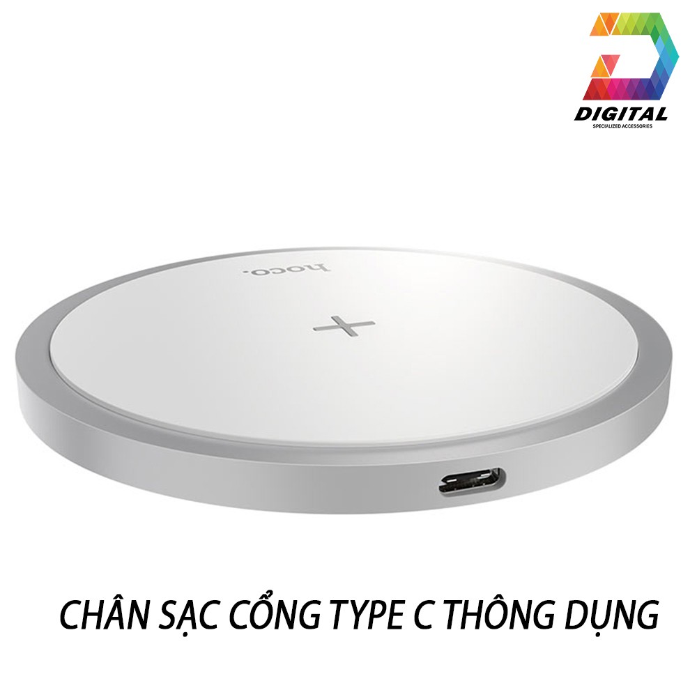 Đế Sạc Nhanh Không Dây Hoco CW26 15W Chính Hãng