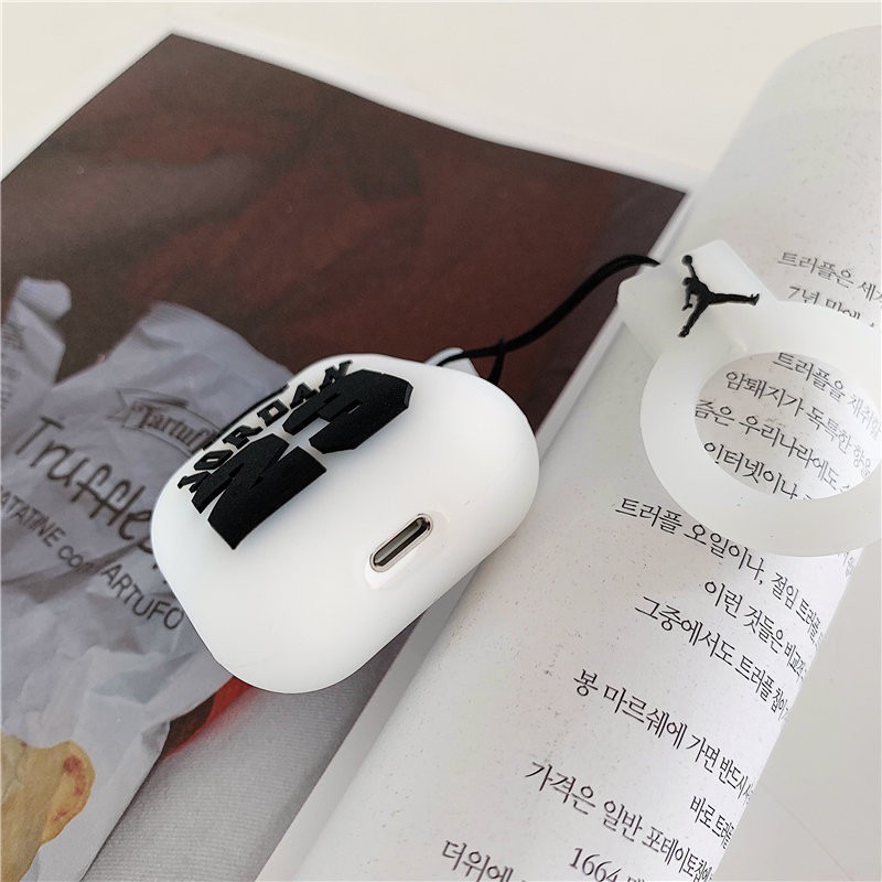 Vỏ ốp case airpod / airpod pro jordan, vỏ bọc bảo vệ hộp tai nghe không dây bluetooth chống va đập