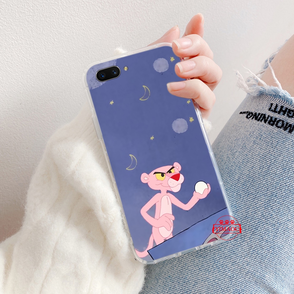 Ốp Lưng Tpu Mềm Trong Suốt In Hình Báo Hồng Cho Oppo F11 F1 Plus R9 R9S R15 R17 Pro Ax5S A7X Ax7 112u | BigBuy360 - bigbuy360.vn