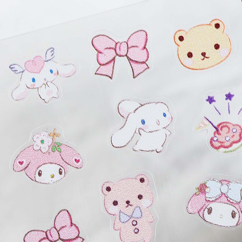 [Hàng mới về] Nhãn dán trang trí móng tay siêu mỏng kiểu hoạt hình Nhật Bản đáng yêu