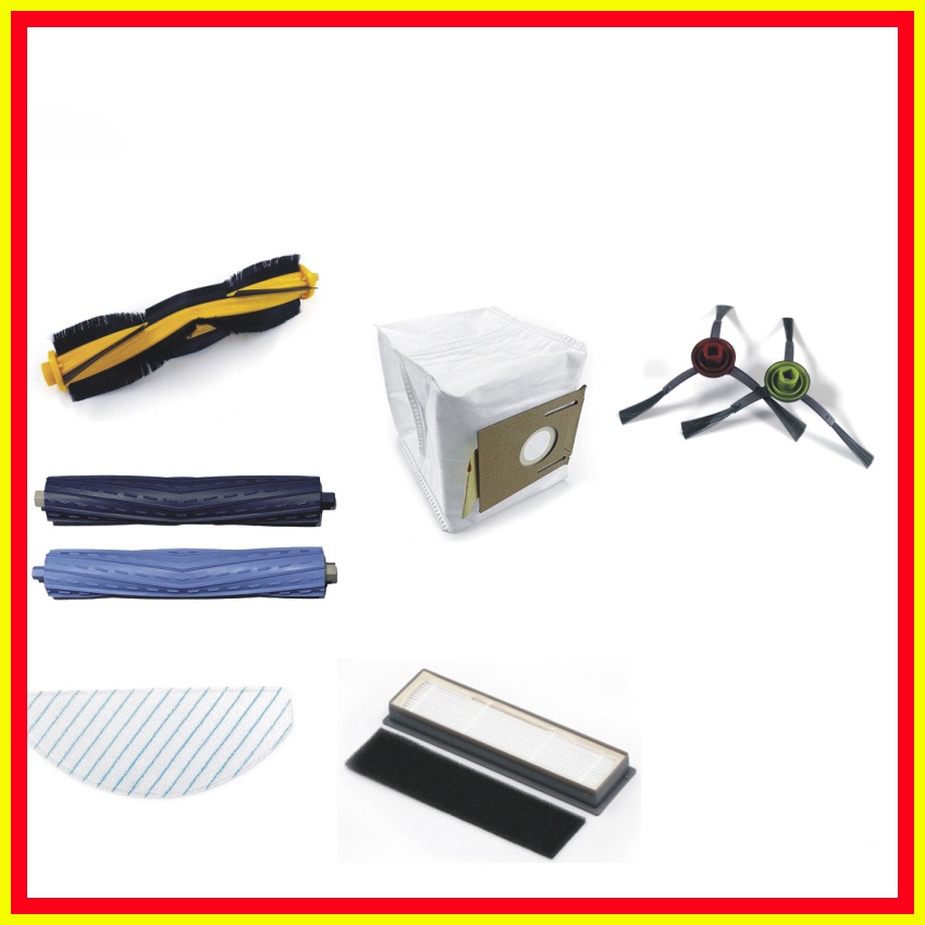 Phụ kiện khăn, chổi cạnh, chổi chính, lọc bụi Robot Ecovasc Deebot Ozmo T9, T9 Aivi, T9 Power, T9 Max, T9 Aivi Plus