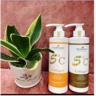 dầu gội xả 5C Collagen MAKAYRY Siêu Mềm Mượt 500ml