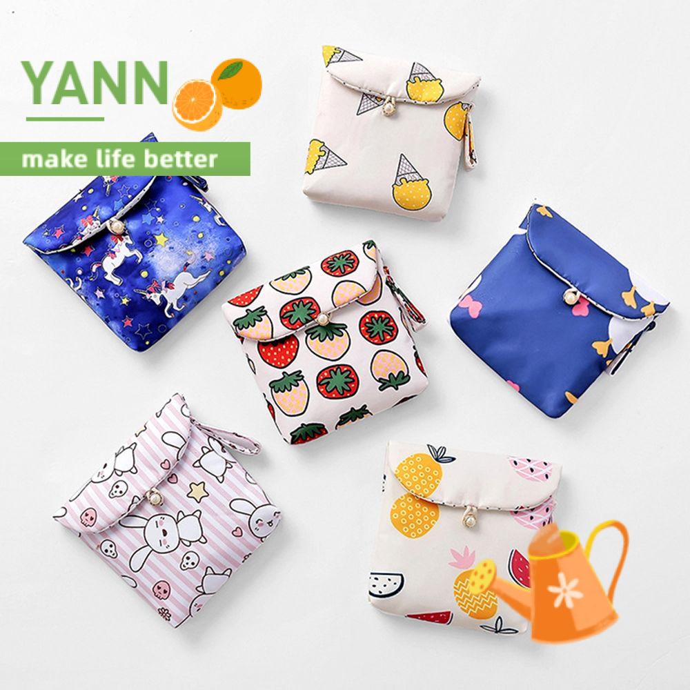 Túi Đựng Đồ Dùng/ Khăn Giấy/ Đồ Dùng Họa Tiết Hoạt Hình Nhỏ Gọn Tiện Dụng