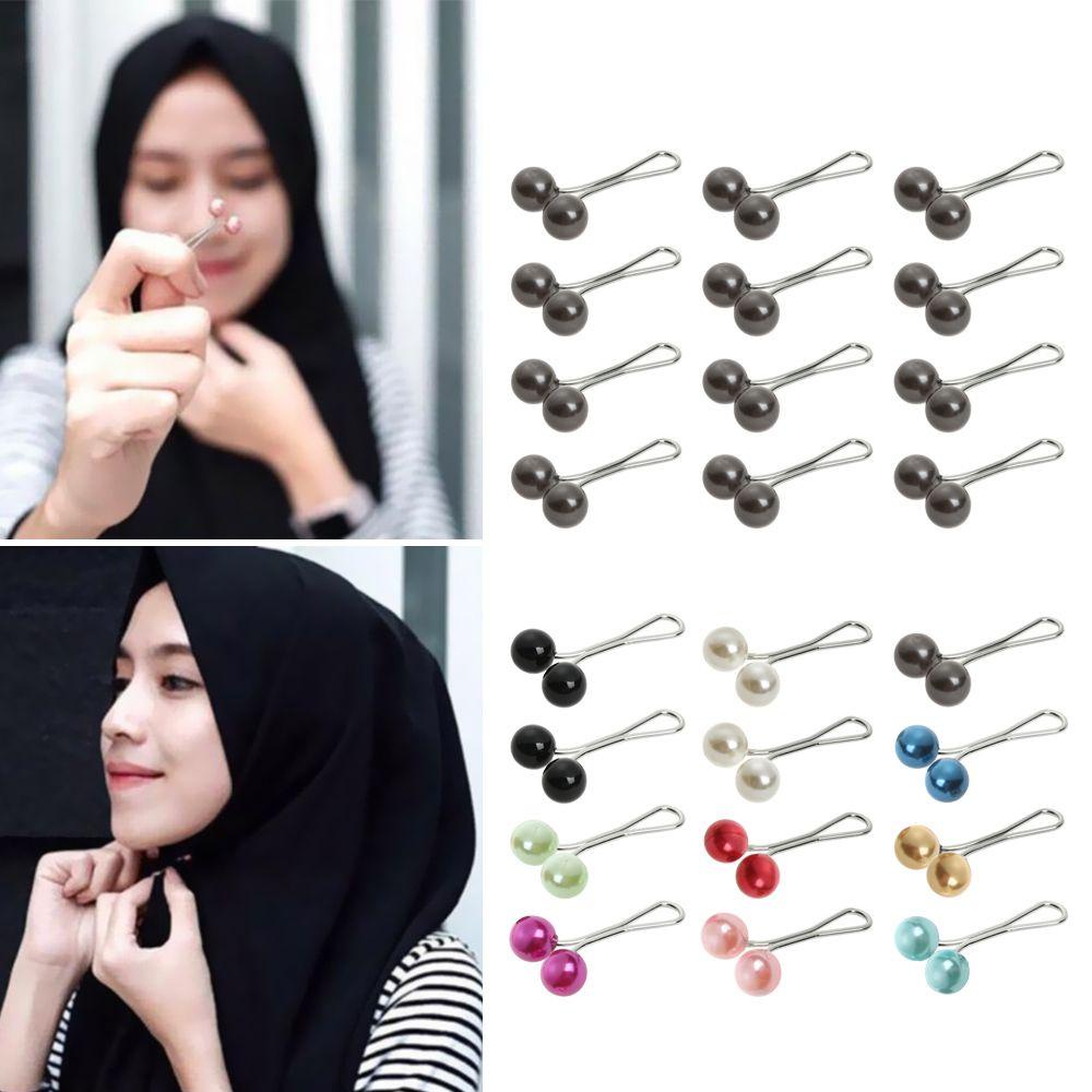 EUCA Set 12 Kẹp Khăn Trùm Đầu Chống Trượt