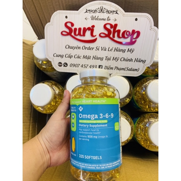Viên uống Omega 369 - 325 viên - Hàng Mỹ