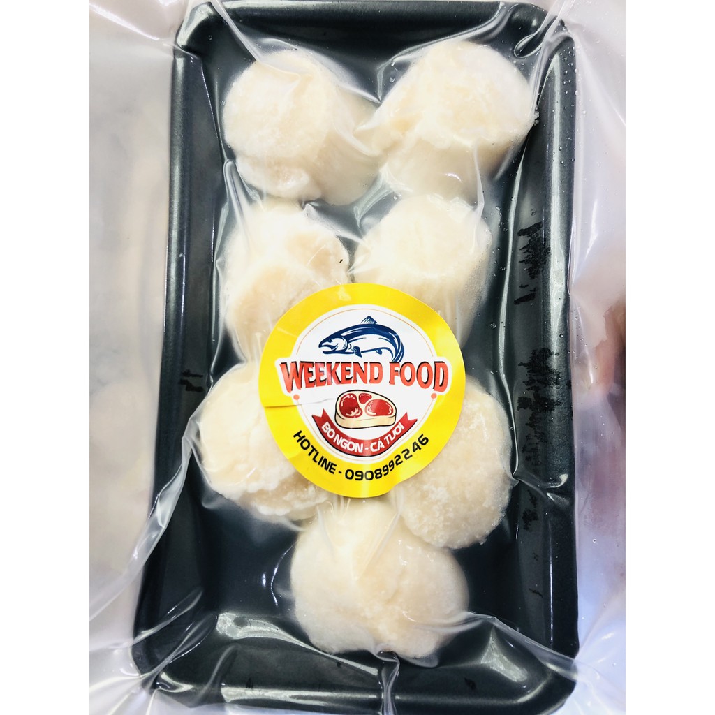 [GIAO HỎA TỐC TPHCM] [Hàng nhật cao cấp] Cồi Sò điệp Nhật - Hàng chuẩn Sashimi [vĩ 7 cồi  = 160 đến 170 gr]