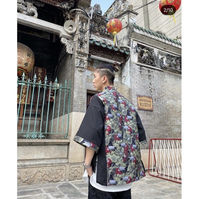 [ẢNH THẬT] KIMONO GẤM TẶNG KÈM TUA RUA nam nữ mặc đẹp