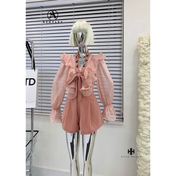 Set Sơ Mi Đính Ong