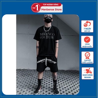 Áo thun tay lỡ mikenco coutur áo thun nam nữ unisex hot hit
