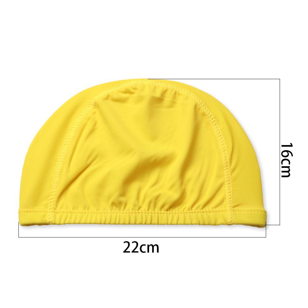 Mũ Bơi Co Giãn Bằng Nylon Màu Trơn Free Size