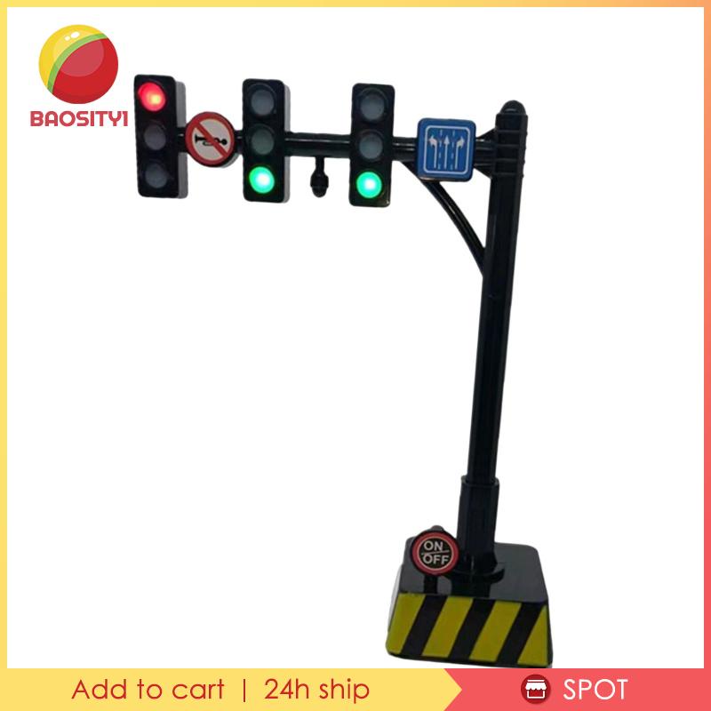 Đèn giao thông thu nhỏ Mini giao thông đường bộ cho biển báo dừng giao thông