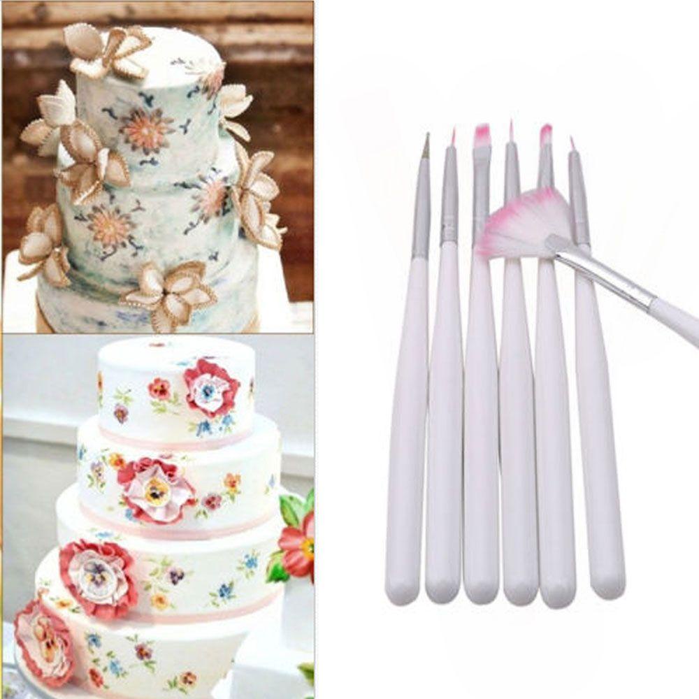 Bộ 7 Khuôn Vẽ Trang Trí Bánh Kem