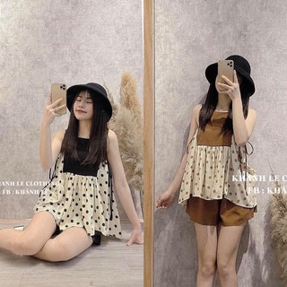 [Hàng Chuẩn] Bộ Bi Rút Eo 2 Màu Cute Có Ảnh Thật Kèm Video