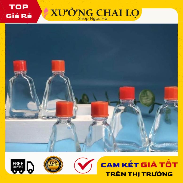 [GIÁ RẺ NHẤT] Chai dầu gió thân trong 3ml chiết dung dịch, dược phẩm, phụ kiện du lịch