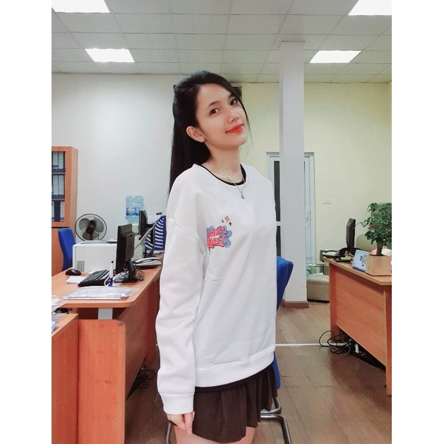 Áo Sweater Nỉ In Chữ Jungle Tiger, Áo Sweater Nam Nữ 2 Màu Hot Trend Anne Boutique Mã 598