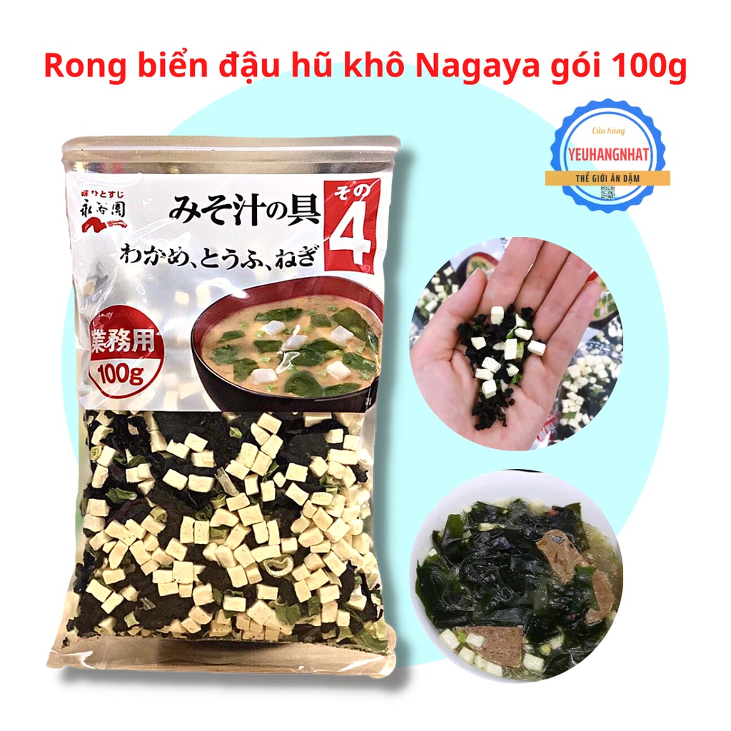 Rong biển đậu hũ khô Nagaya 100g -Sự Kết Hợp Sức Khỏe Tinh Tế Từ Đại Dương Và Đậu Hủ
