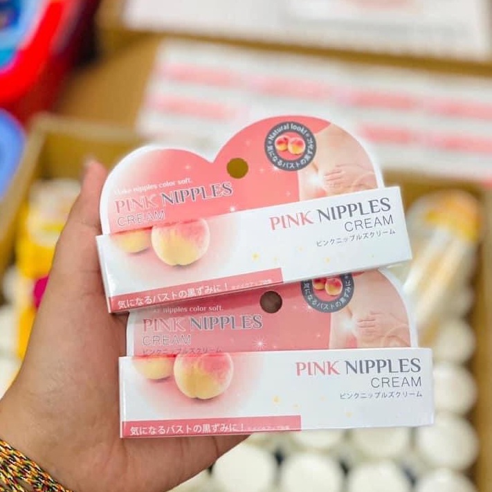 Kem Làm Hồng Nhũ Hoa Pink Nipples Cream 20g Nhật Bản, Giúp Hỗ Trợ Lột Bỏ Dần Lớp Sắc Tố Gây Sạm Vùng Nhũ Hoa