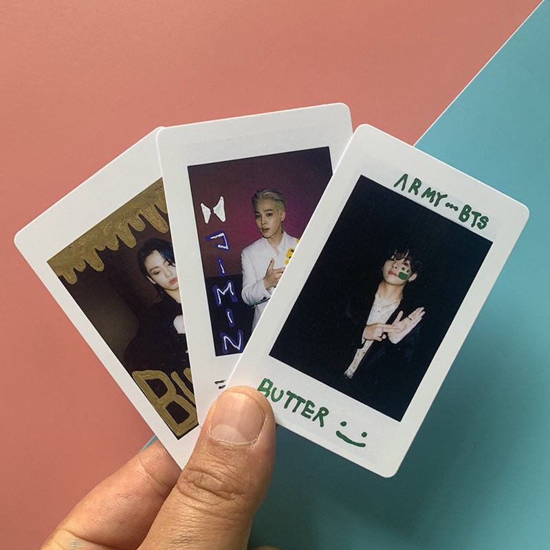 Bộ 7 Thẻ Hình Nhóm Nhạc Bts Xinh Xắn