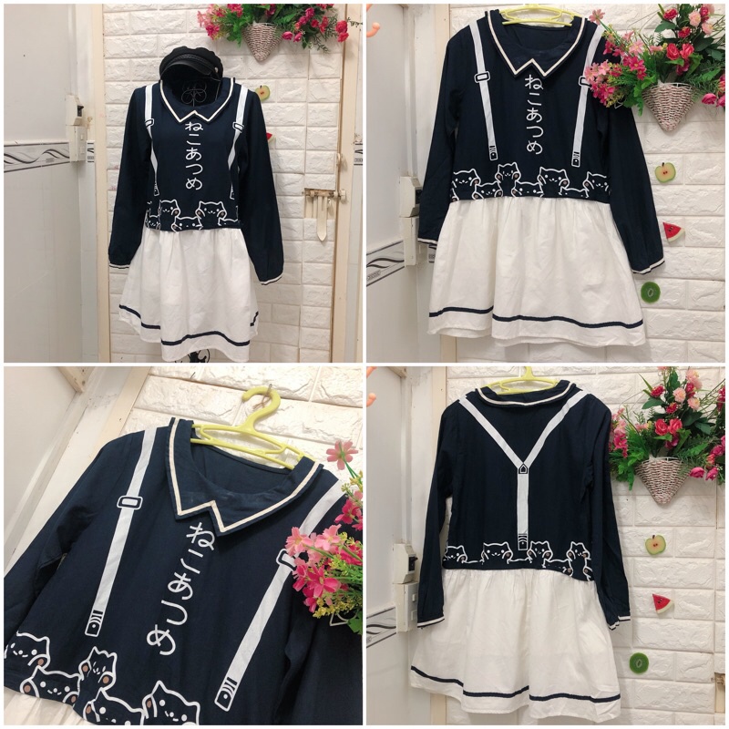Đầm Lolita Mori girl Kawaii dưới 60 kg